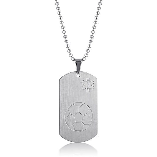 Soccerball Dogtag